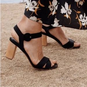 Doen Agnes Heels Sandals Black 6